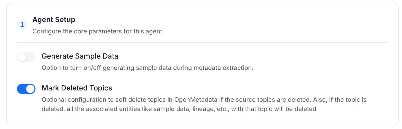 Agent Setup