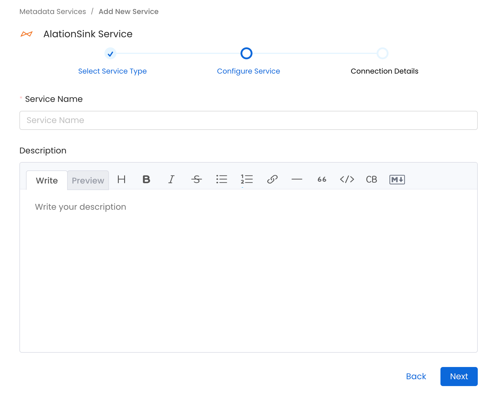 Configure Service