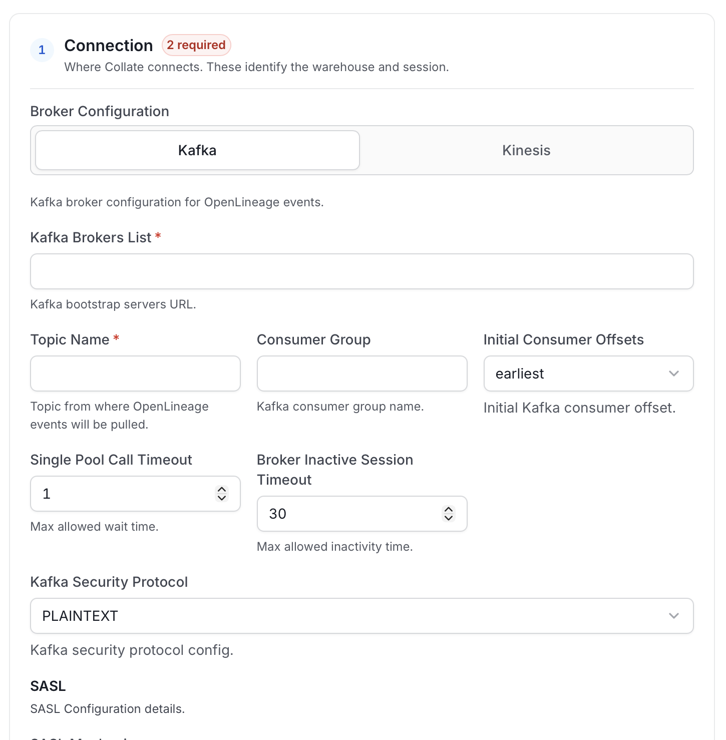 Configure Service Connection