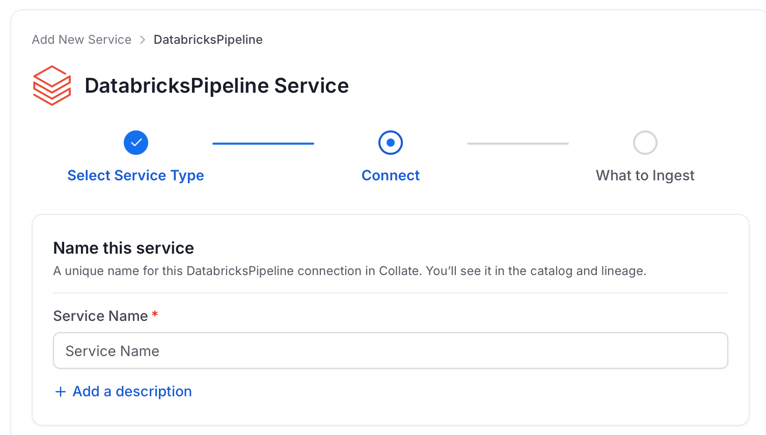 Add New Service Name