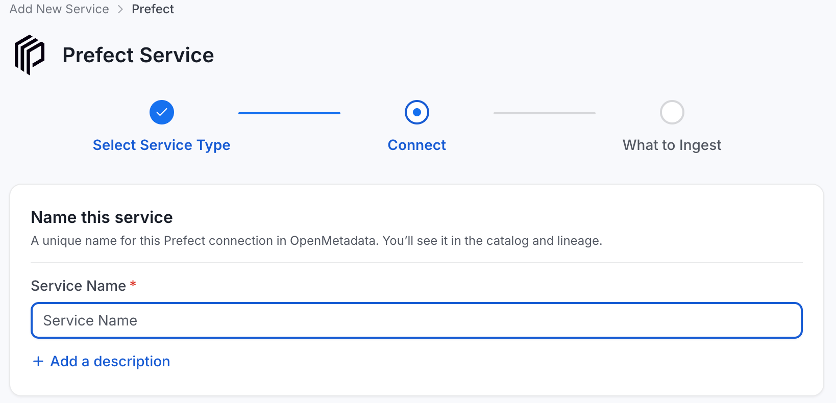 Add New Service Name