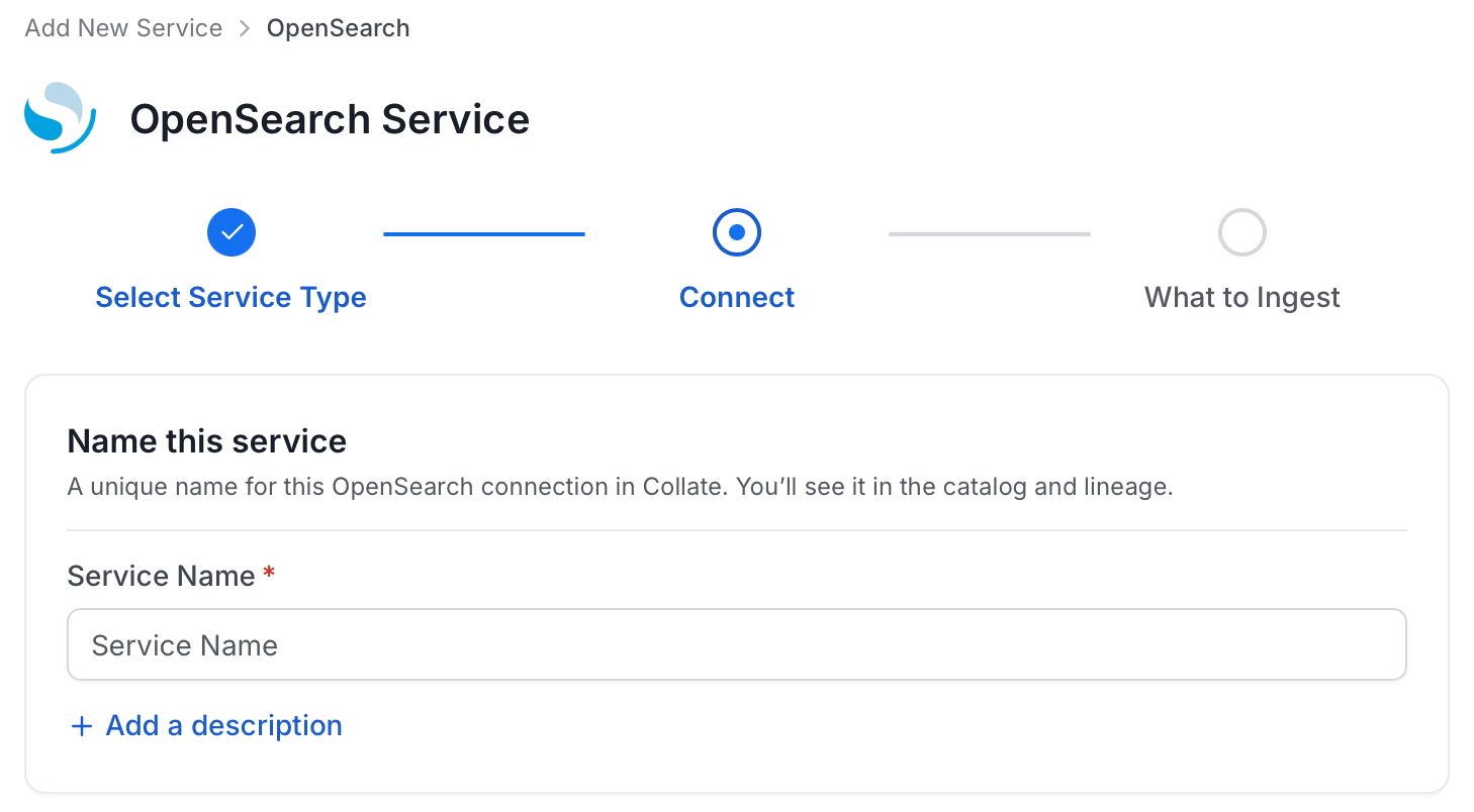 Add New Service Name