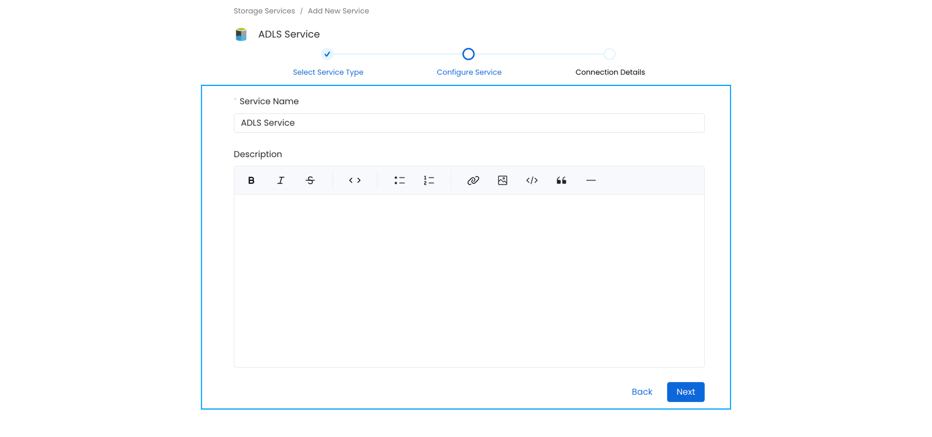 Configure Service