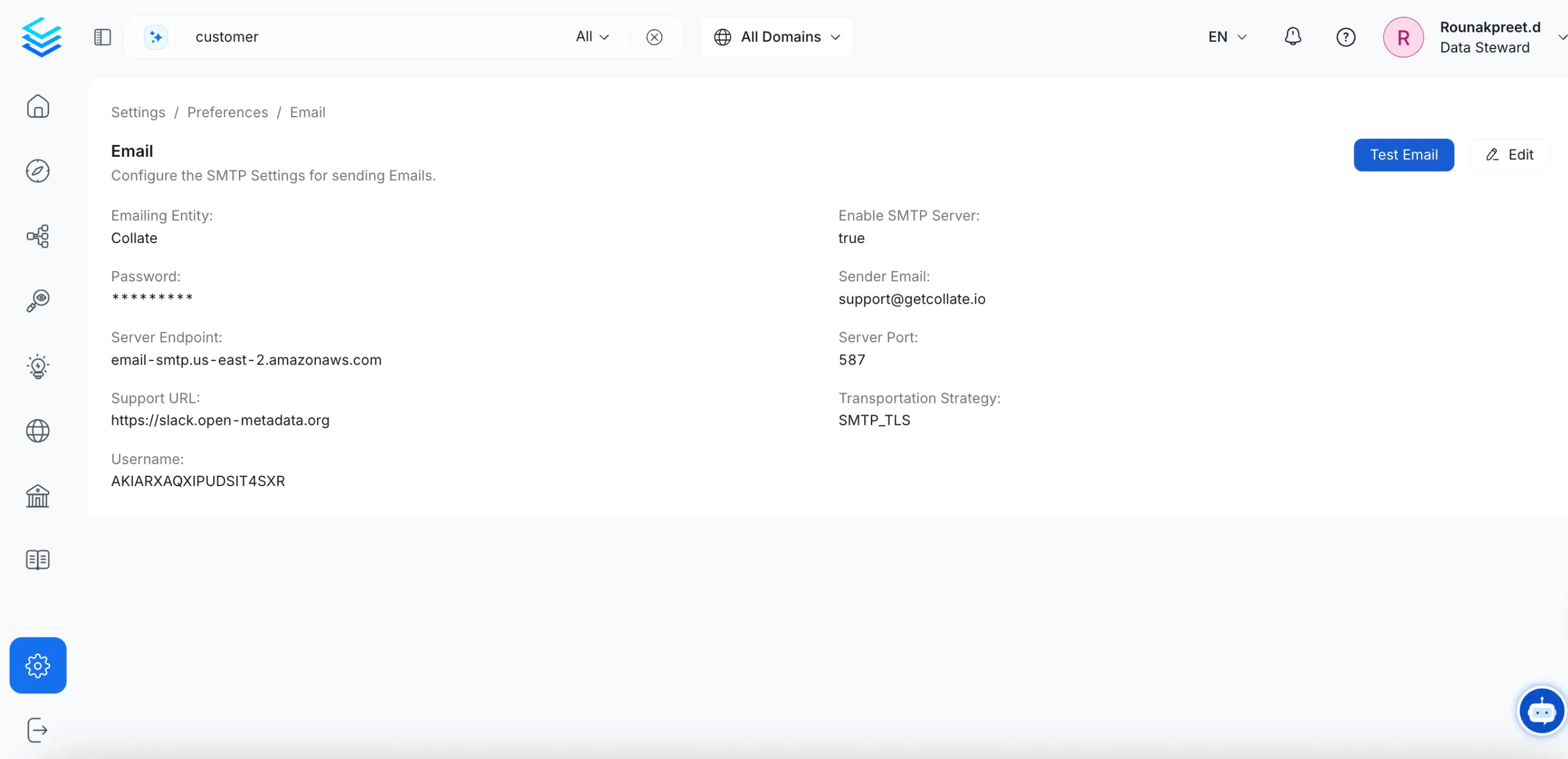 Email Configuration