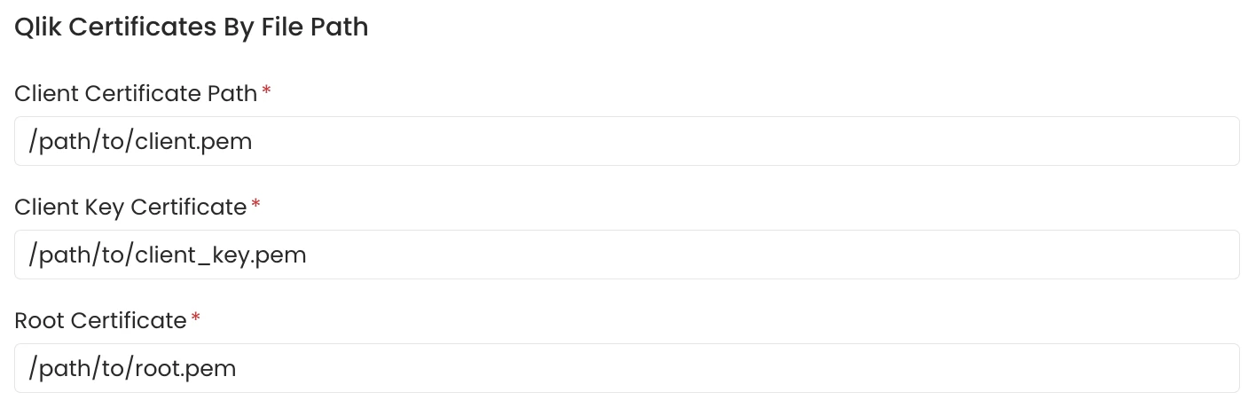 SSL Configuration by local file path