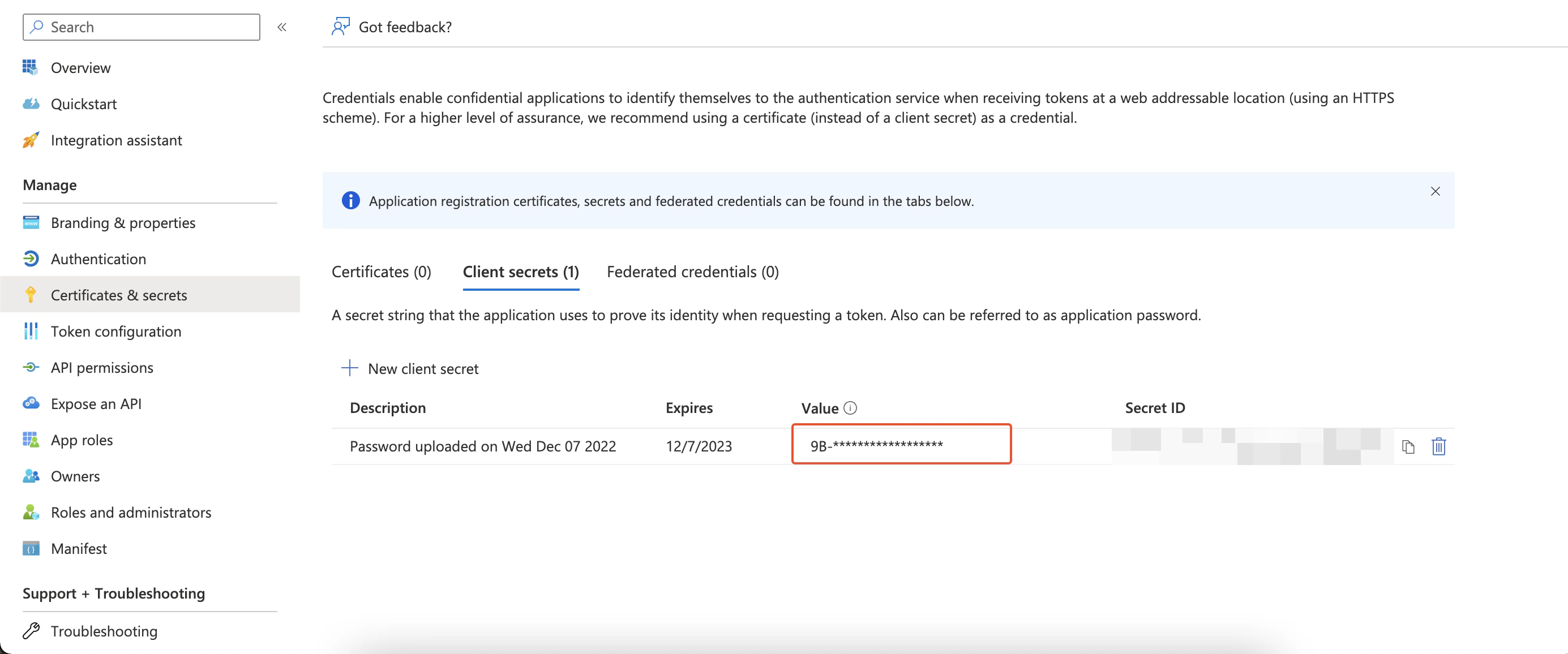 Configure service connection