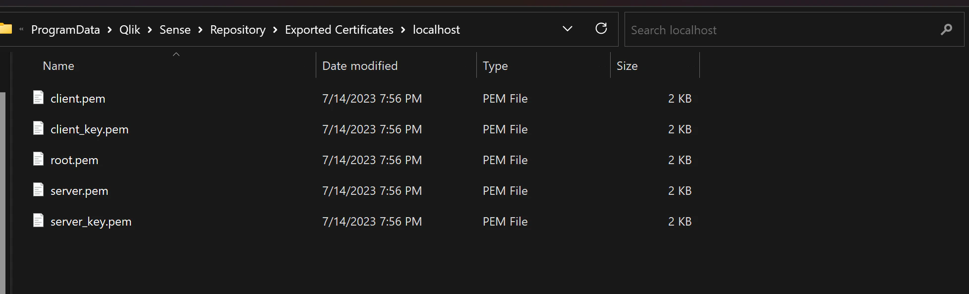 Locate Certificate