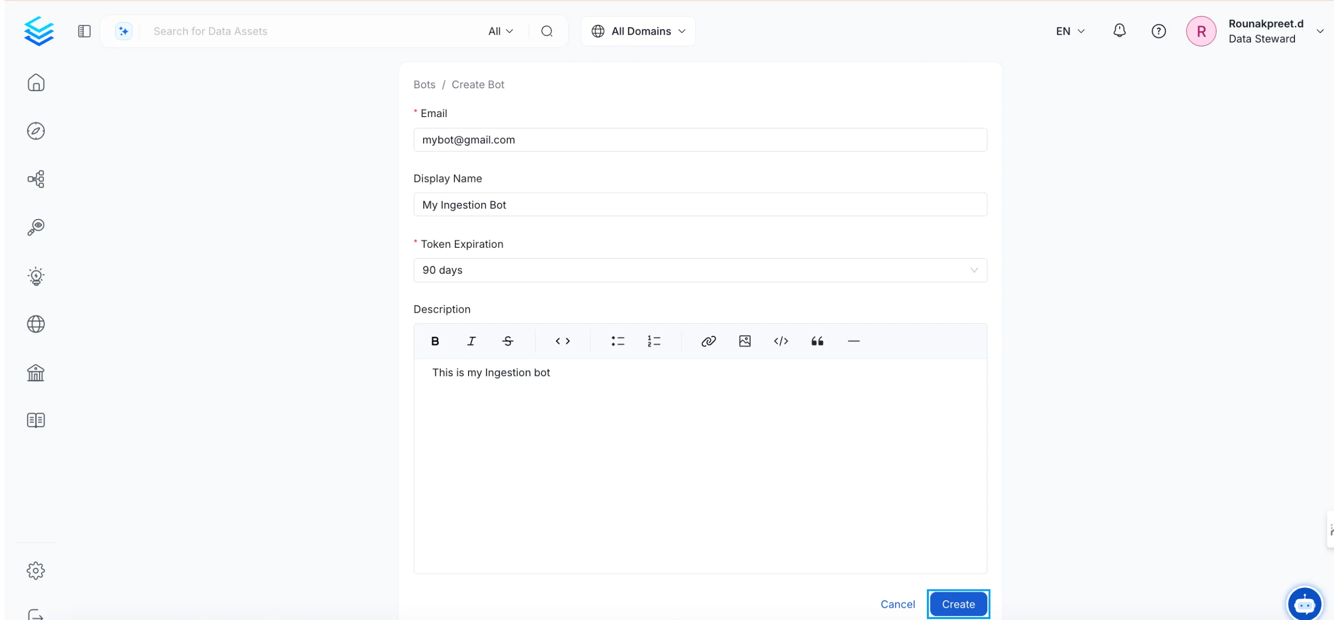 create bot