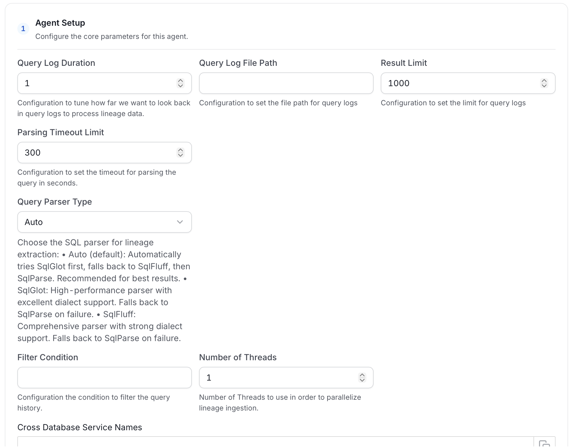 Configure the Lineage Agent