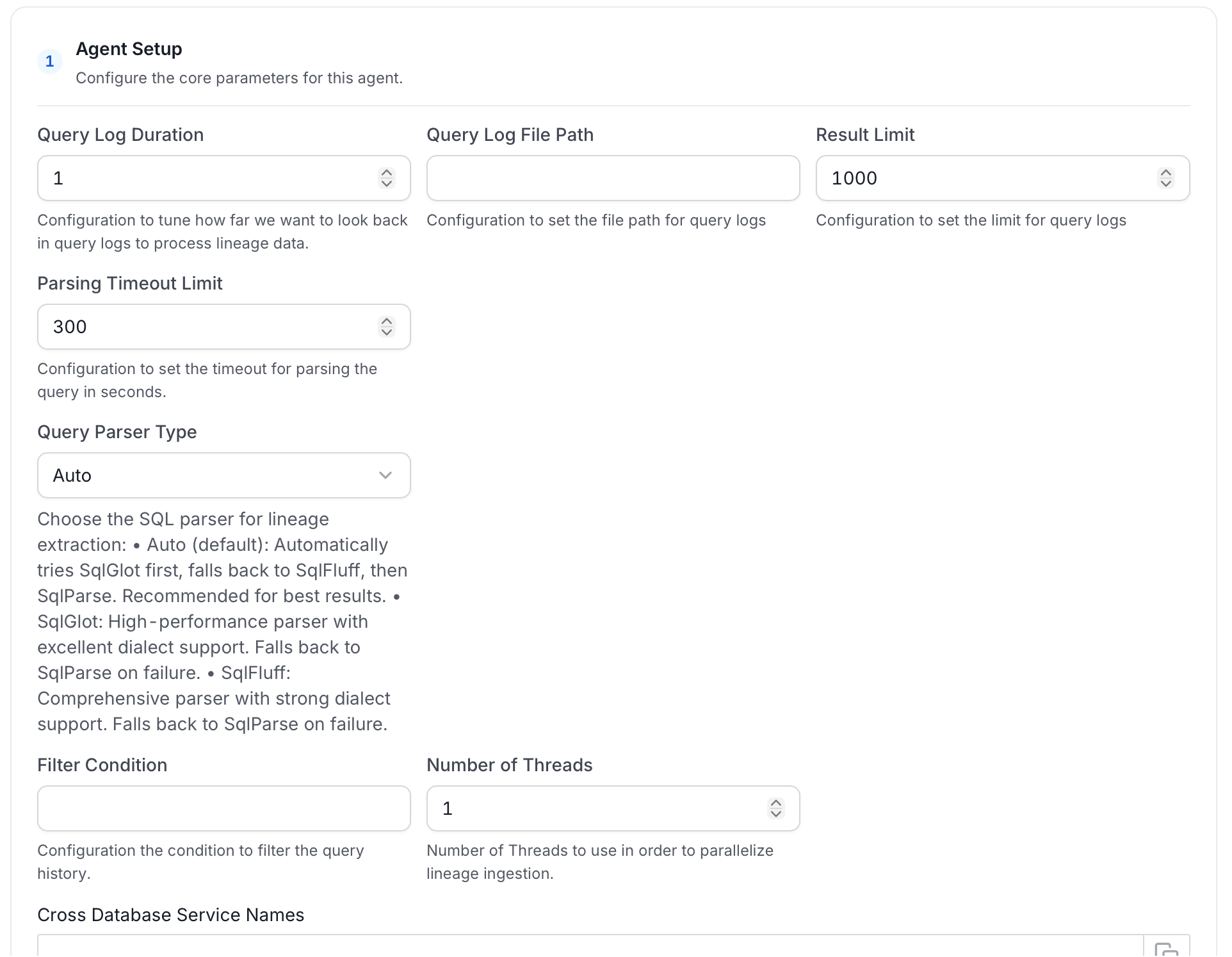 Configure the Lineage Agent