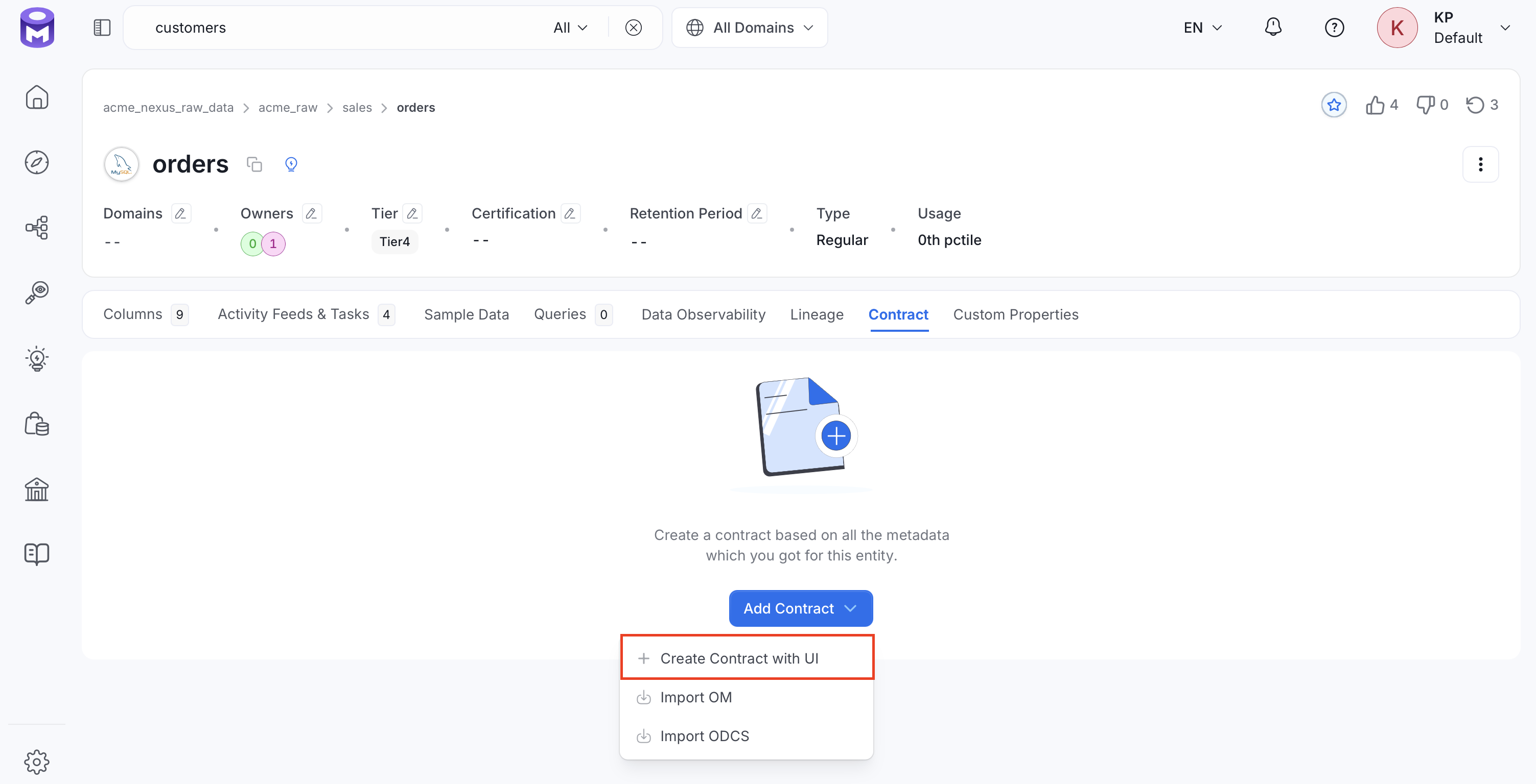 Create Contract