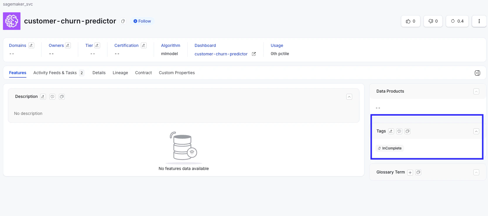 Set Tags To MLModel Workflow