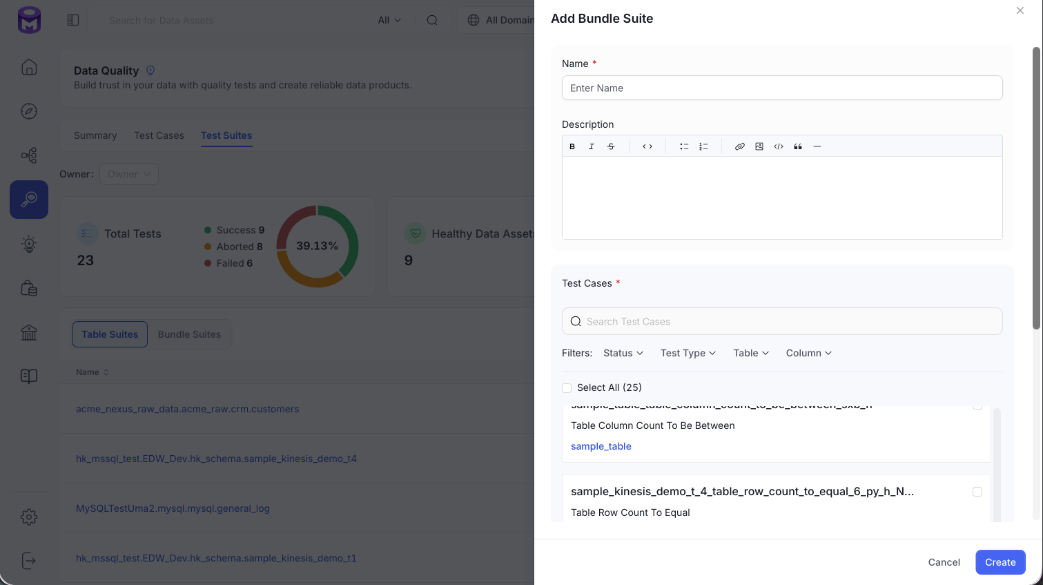 Test Suite details