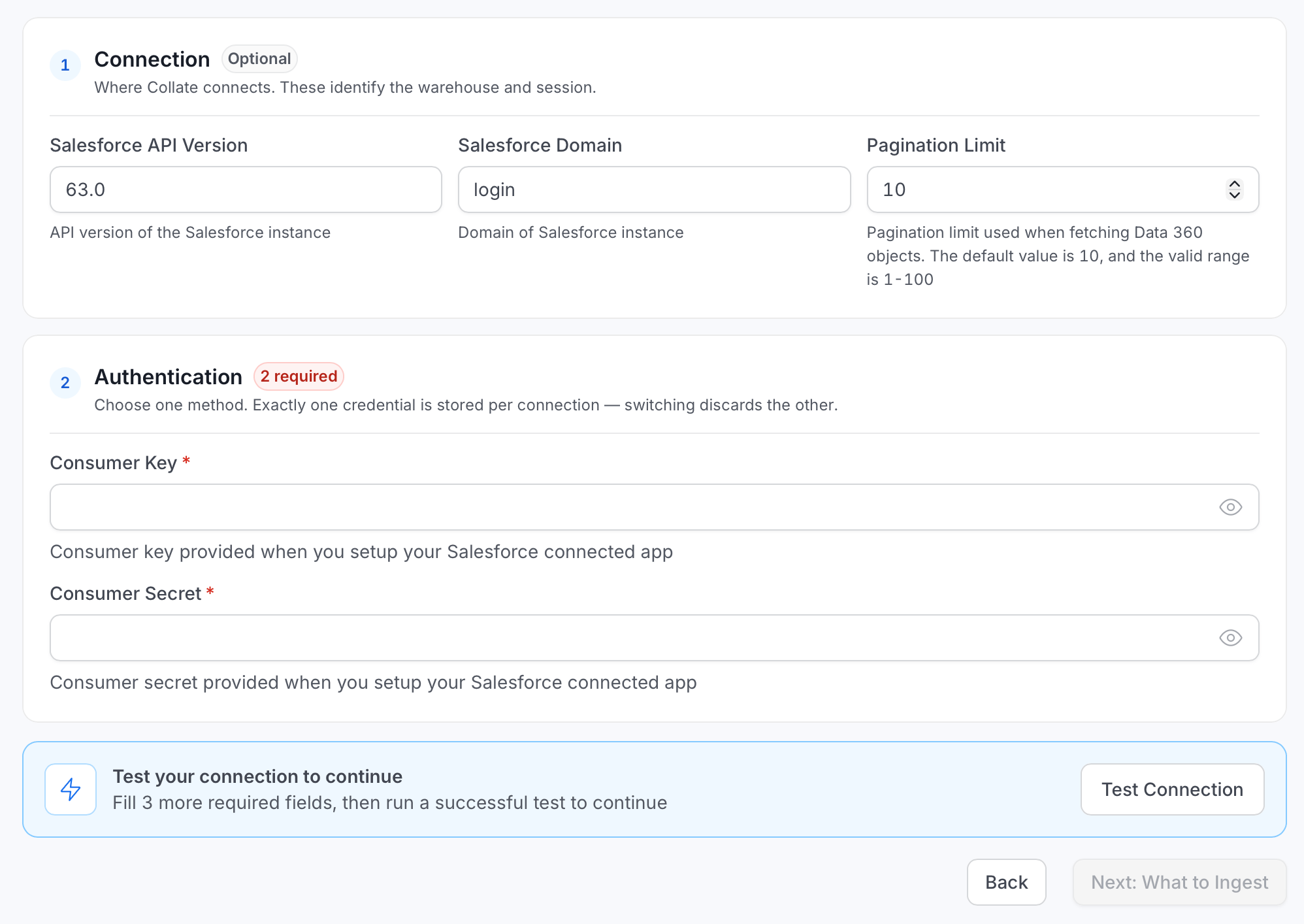 Configure Service Connection