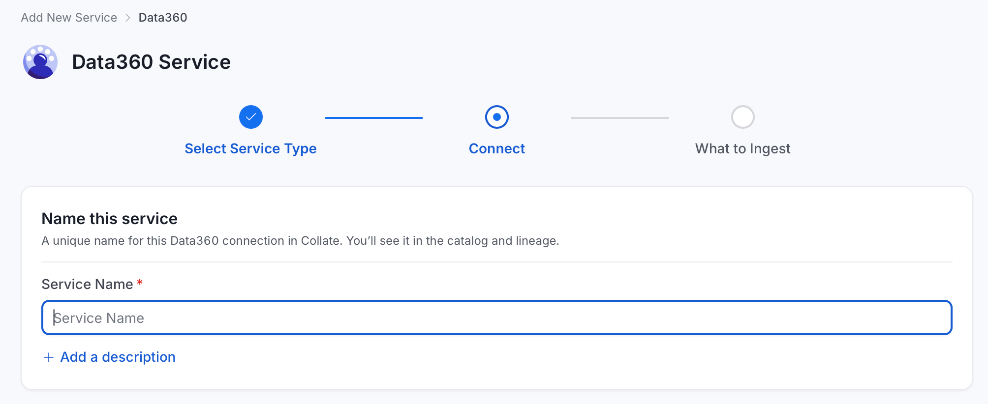 Add New Service Name
