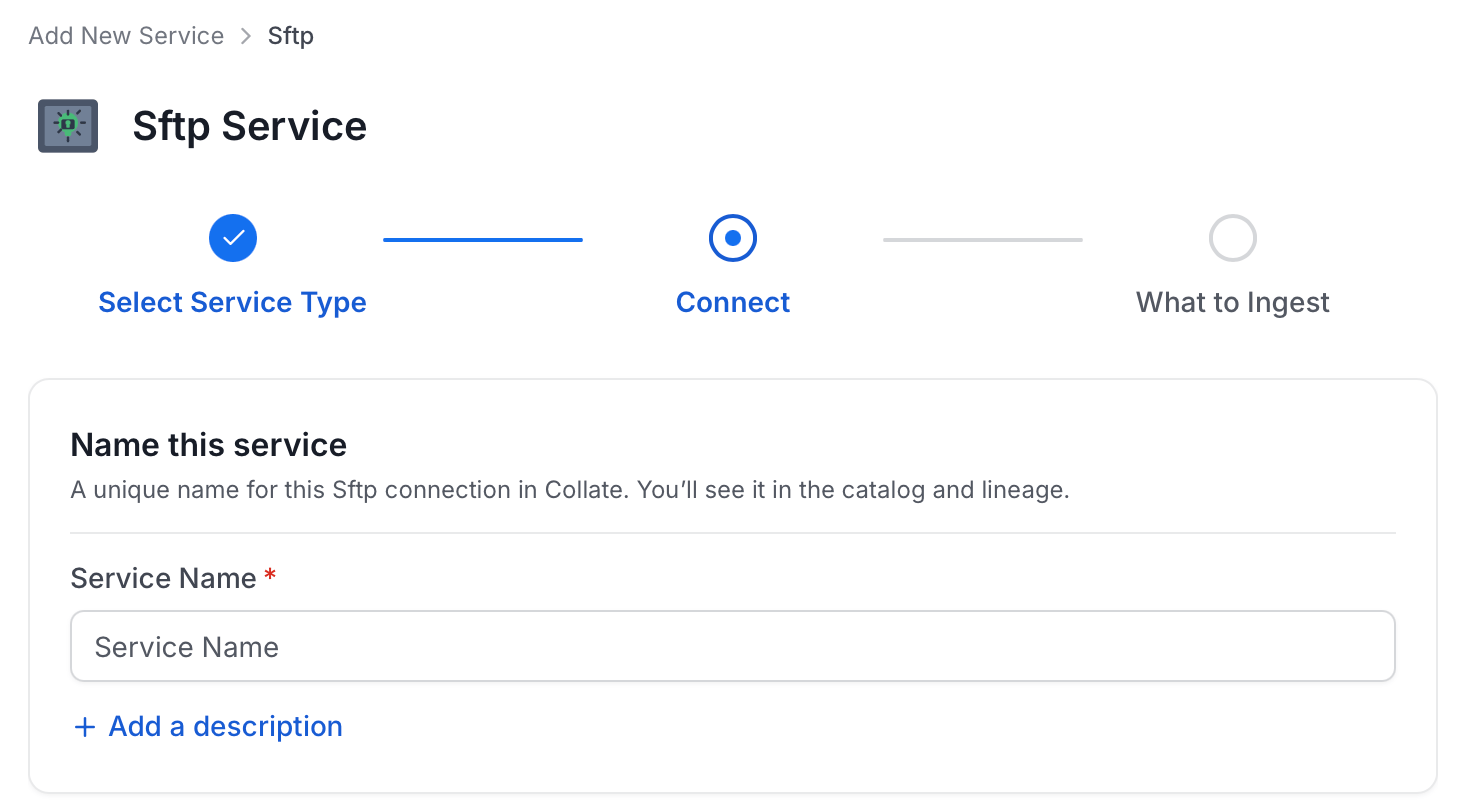 Add New Service Name