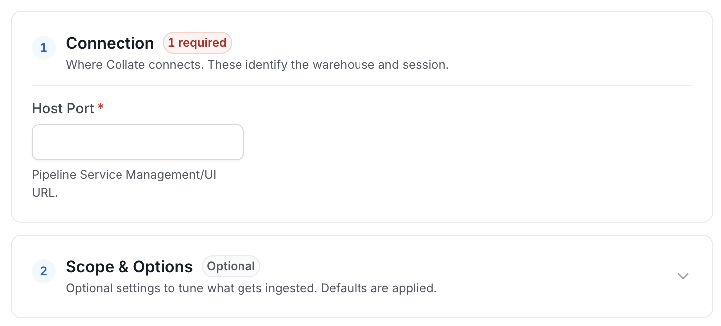 Configure Service Connection