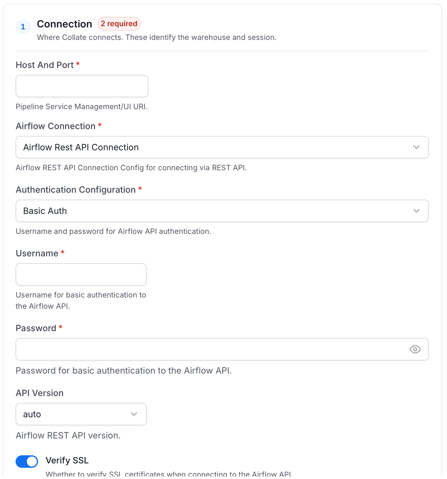 Configure Service Connection
