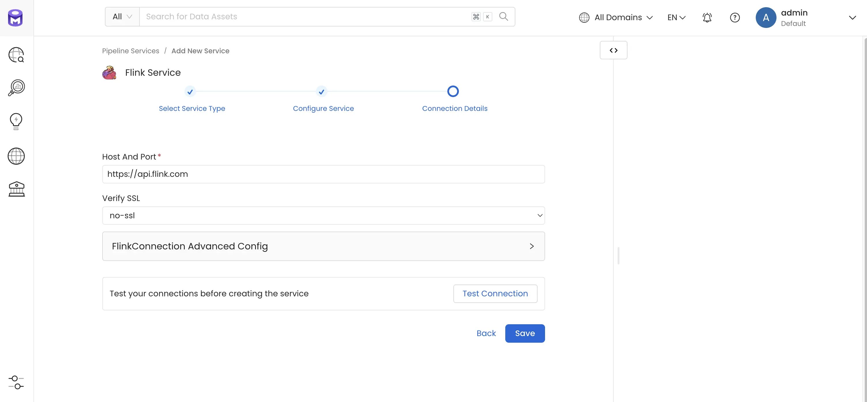 Configure Service Connection