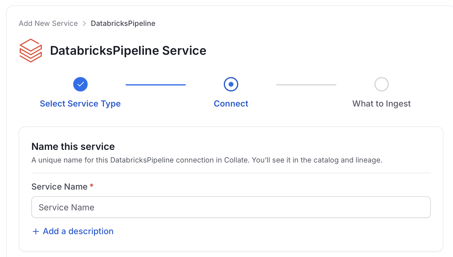 Add New Service Name