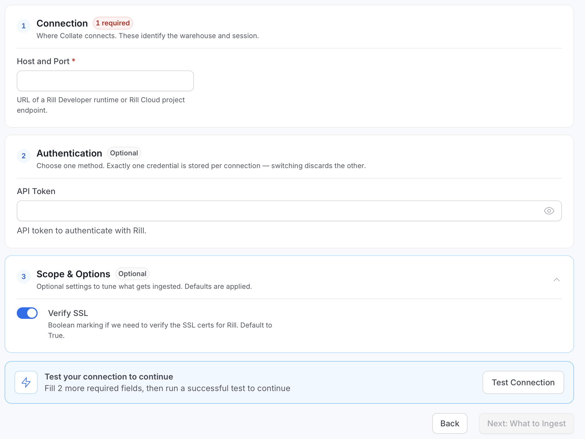 Configure Service Connection