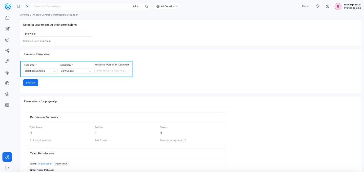 Define the Permission Check