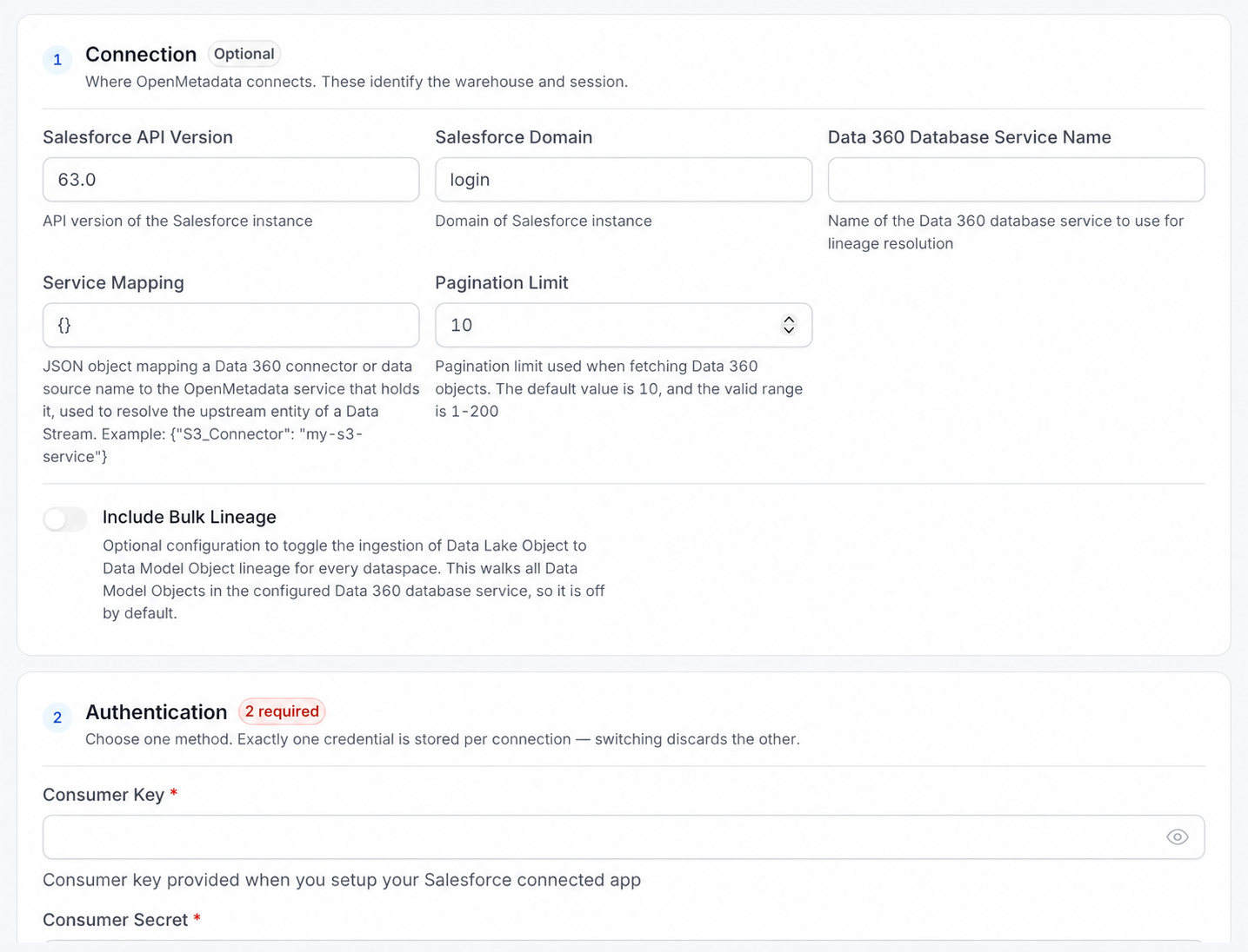 Configure Service Connection