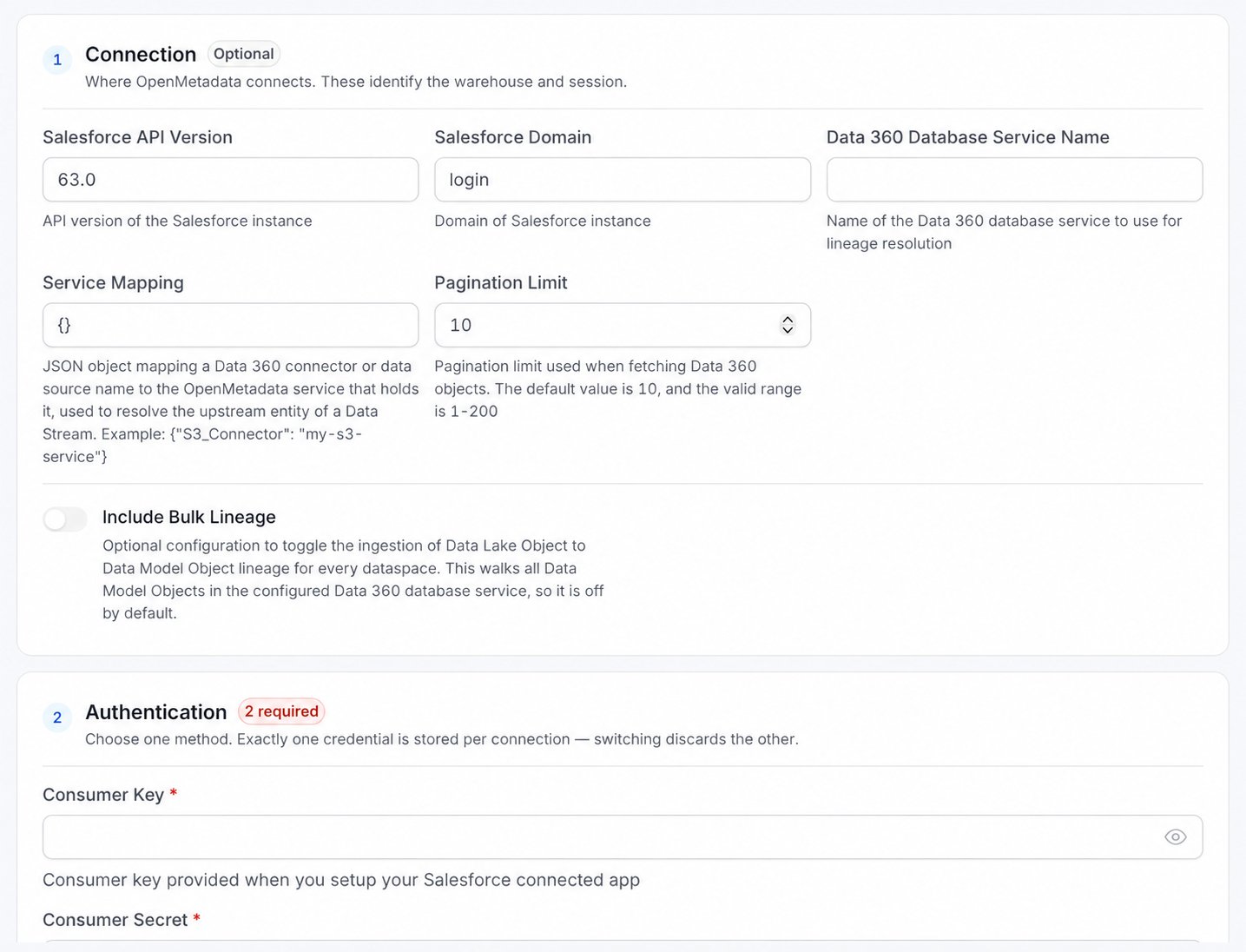 Configure Service Connection