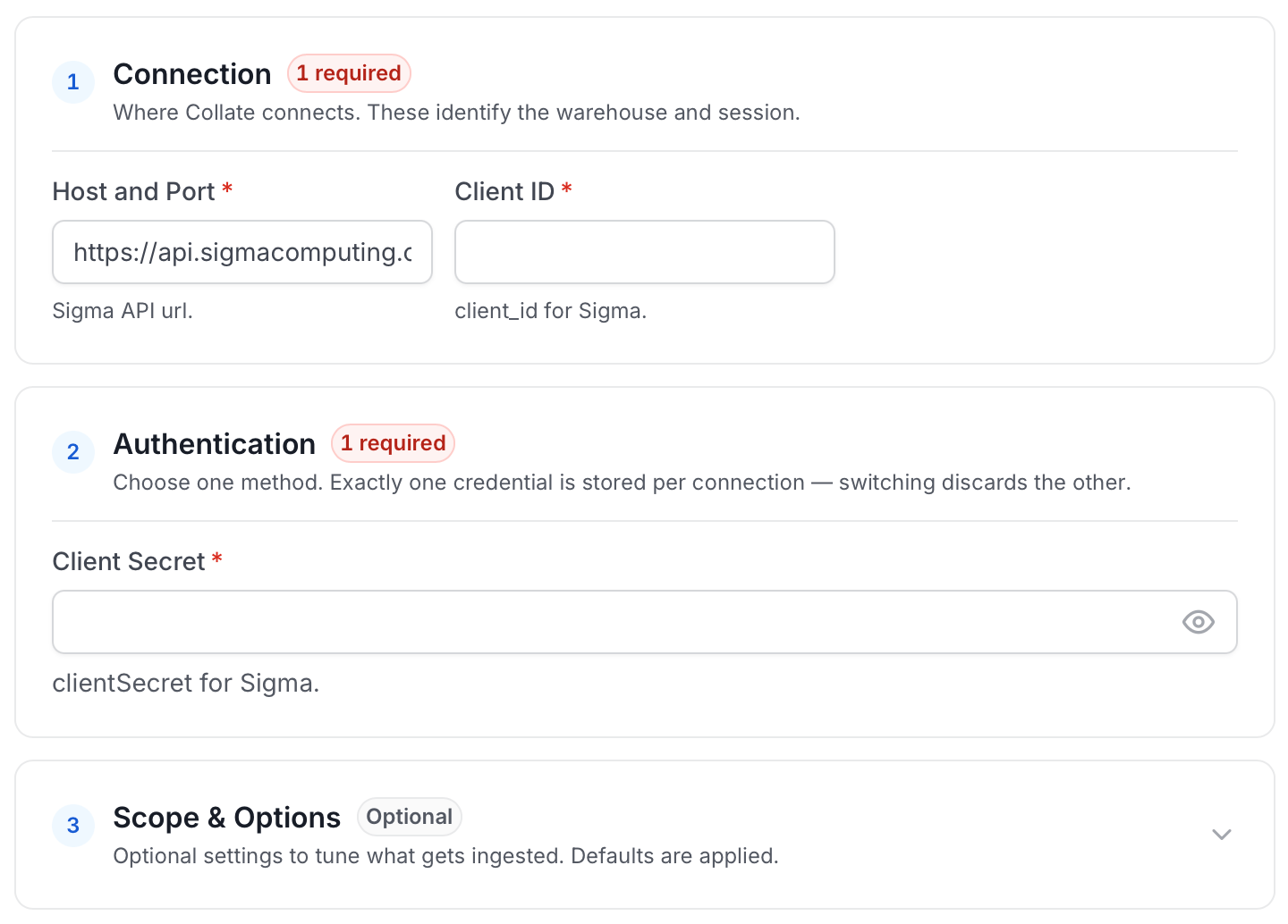 Configure Service Connection