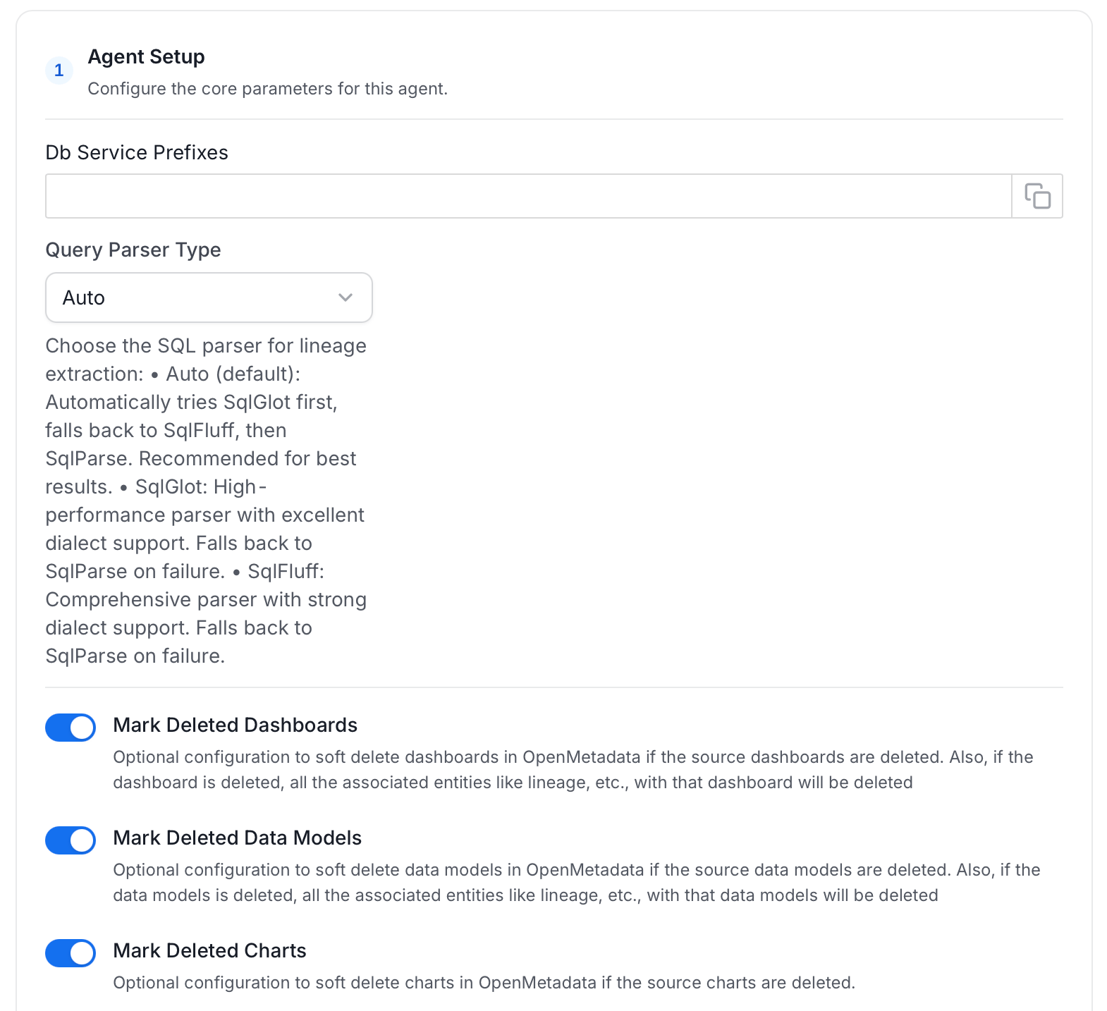Agent Setup