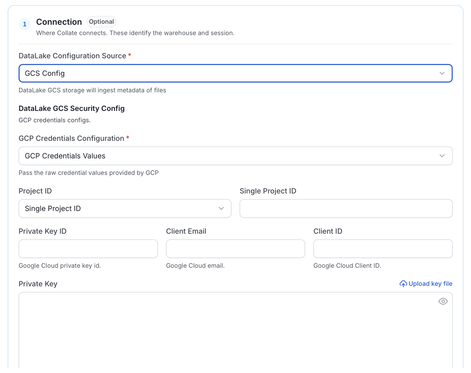 Configure Service Connection