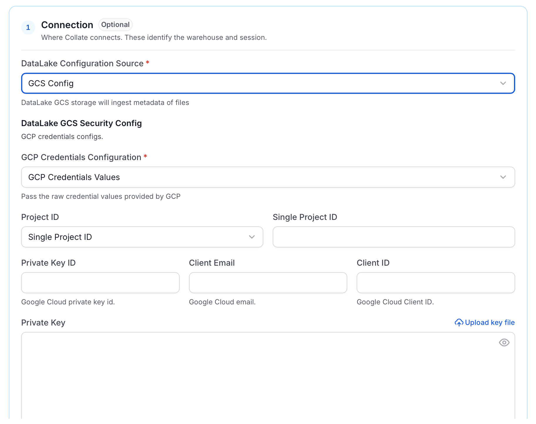 Configure Service Connection