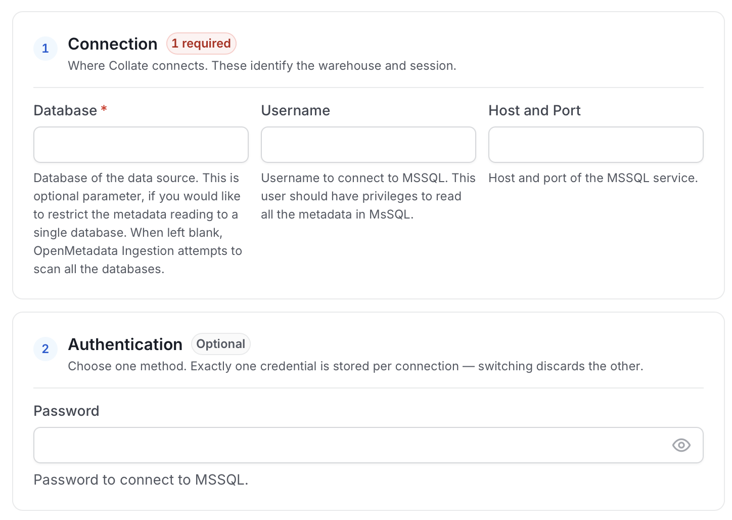Configure Service Connection