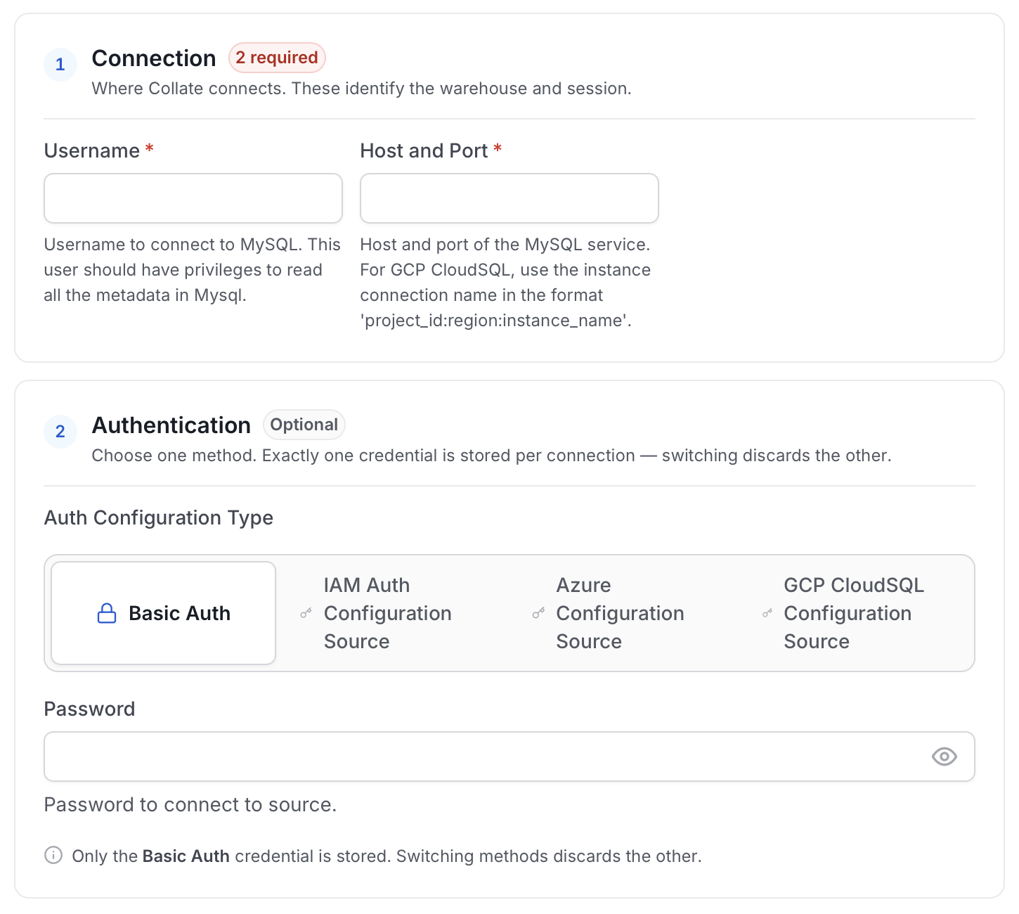 Configure Service Connection