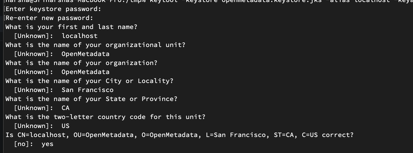 Enable SSL at the OpenMetadata Server - OpenMetadata Documentation