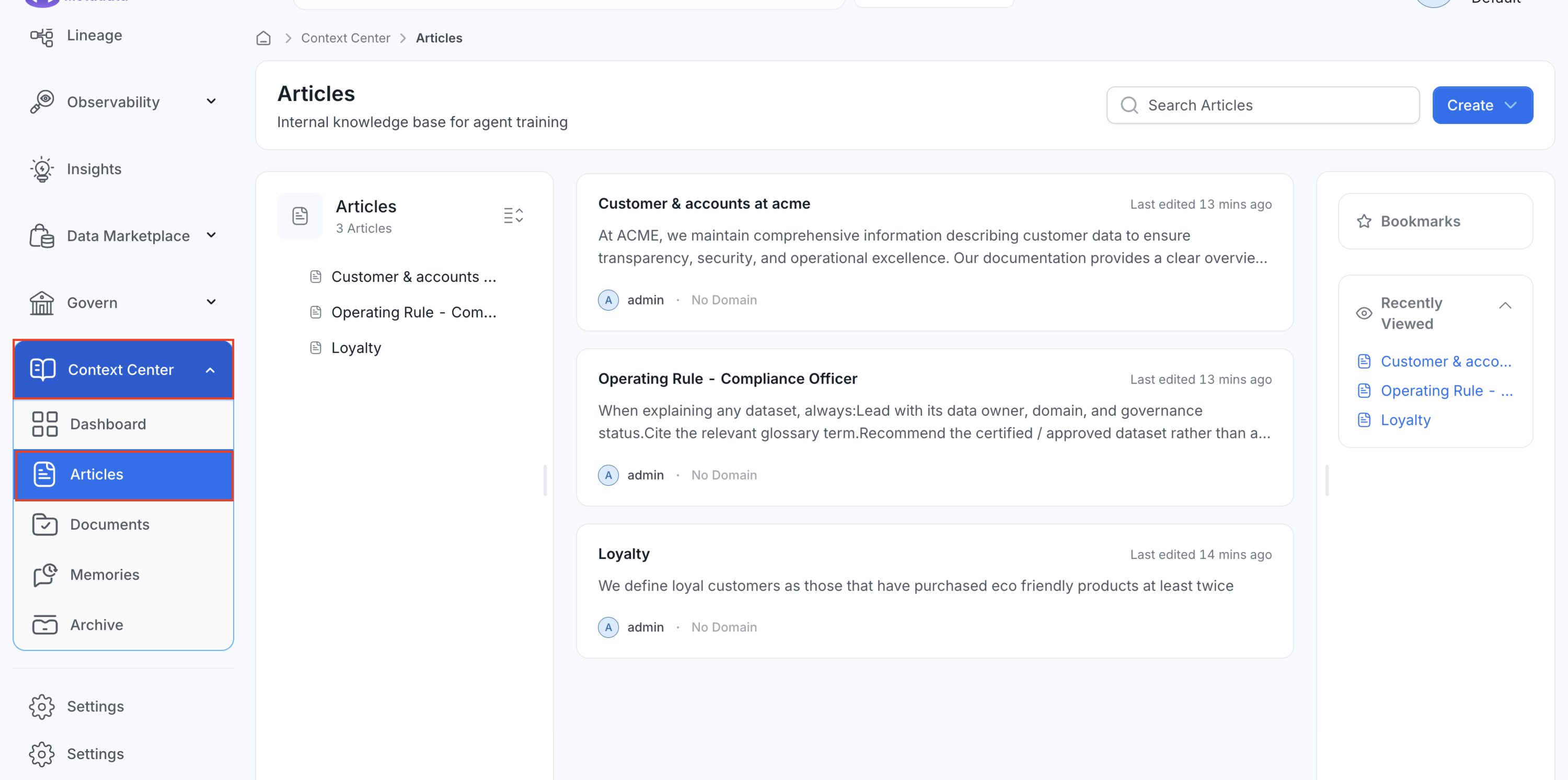 Access articles