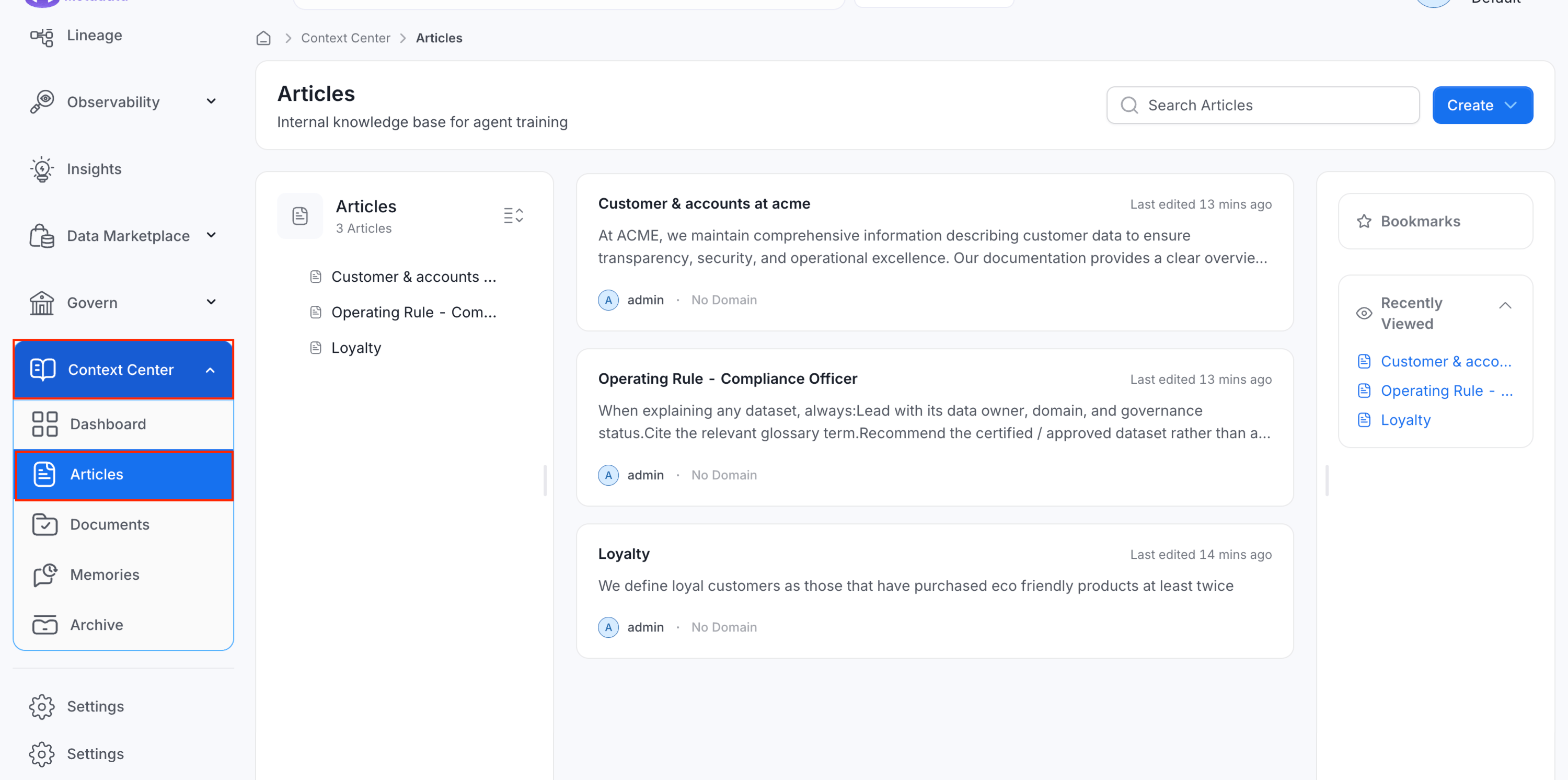 Access articles