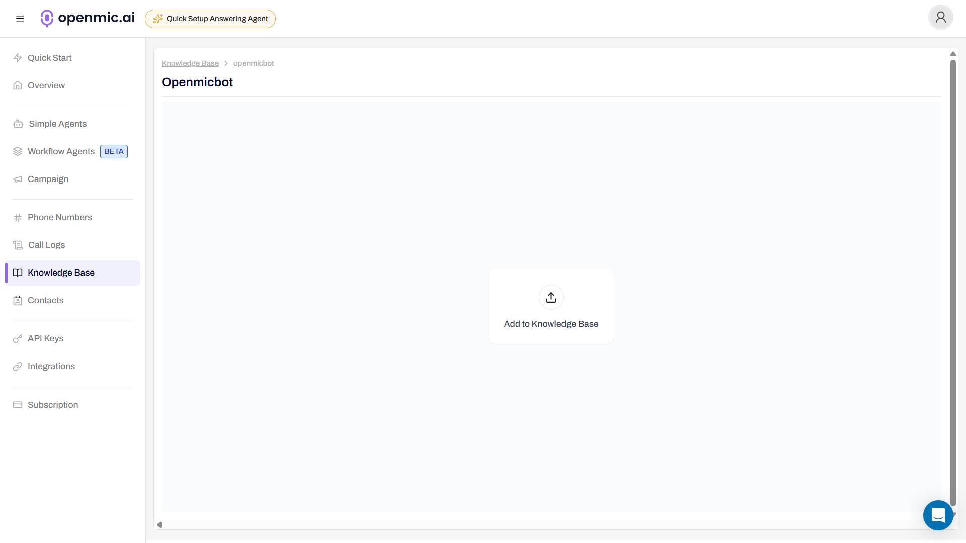 Knowledge Base content type options
