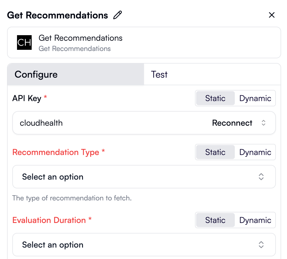 Scrolling the properties pane to reveal mandatory input fields