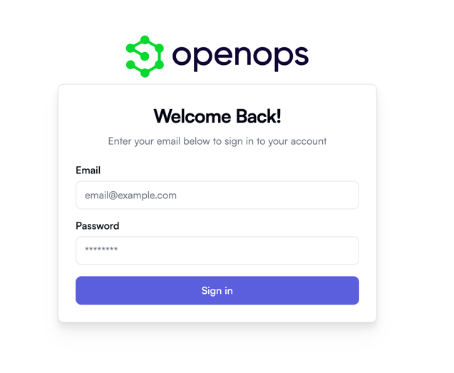 First start of OpenOps