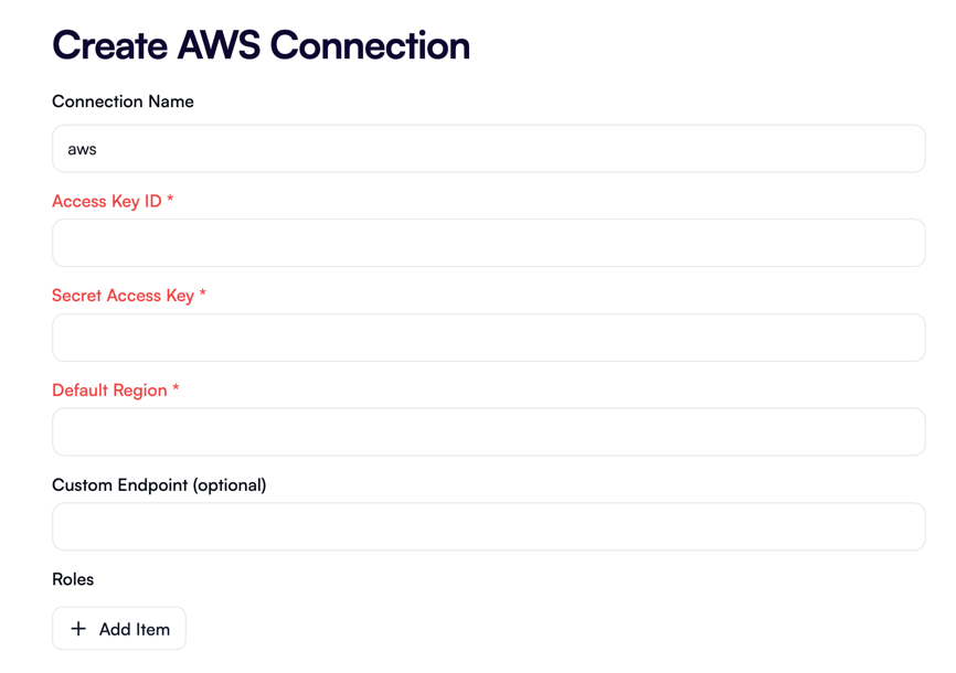AWS connection