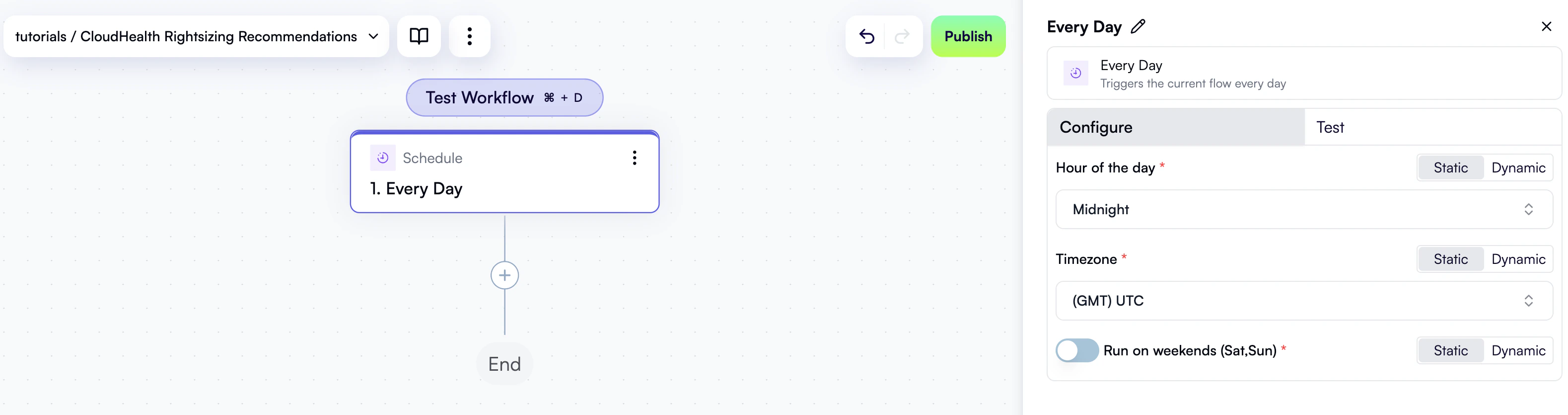 A configured and tested trigger