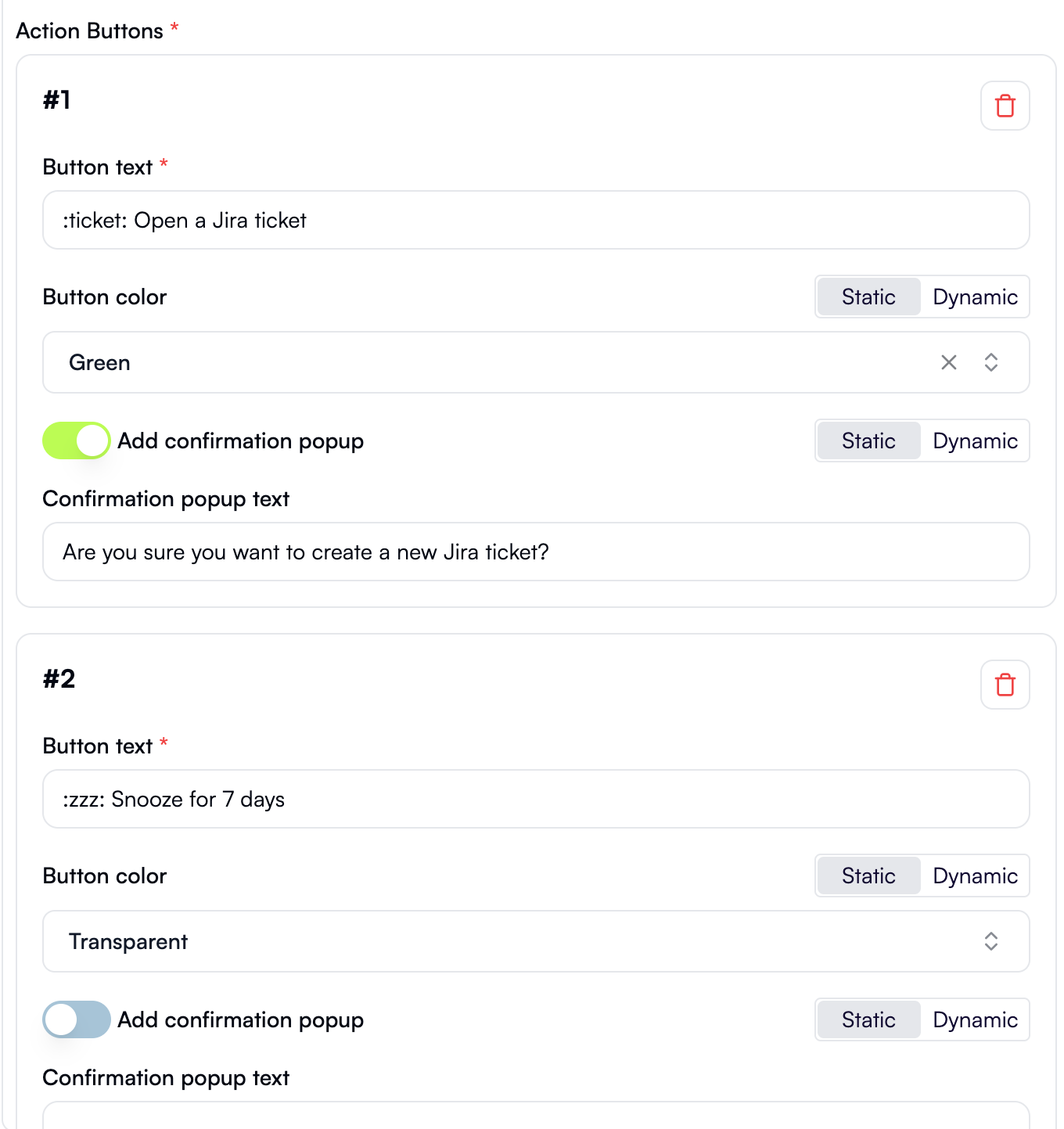 Slack step configuration - part 2