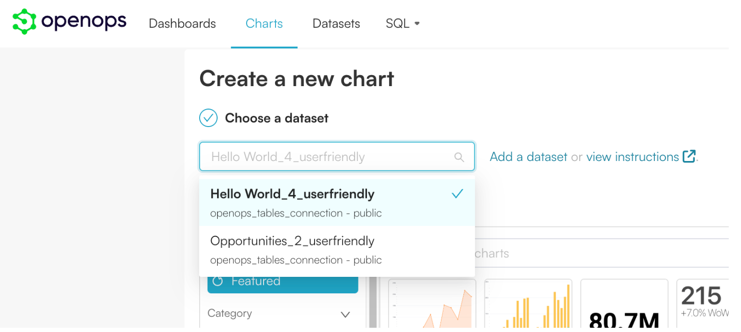 New chart