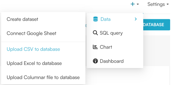 Uploading CSV into a database