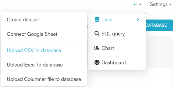 Uploading CSV into a database