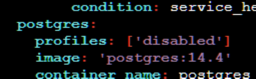 Disabling a profile