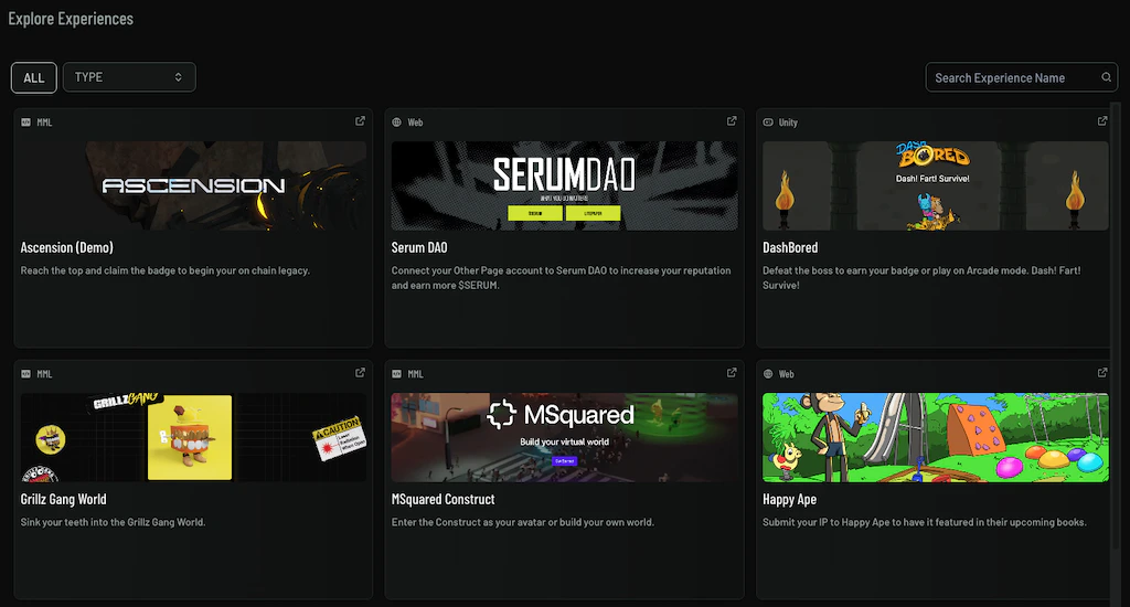 Experience Overview