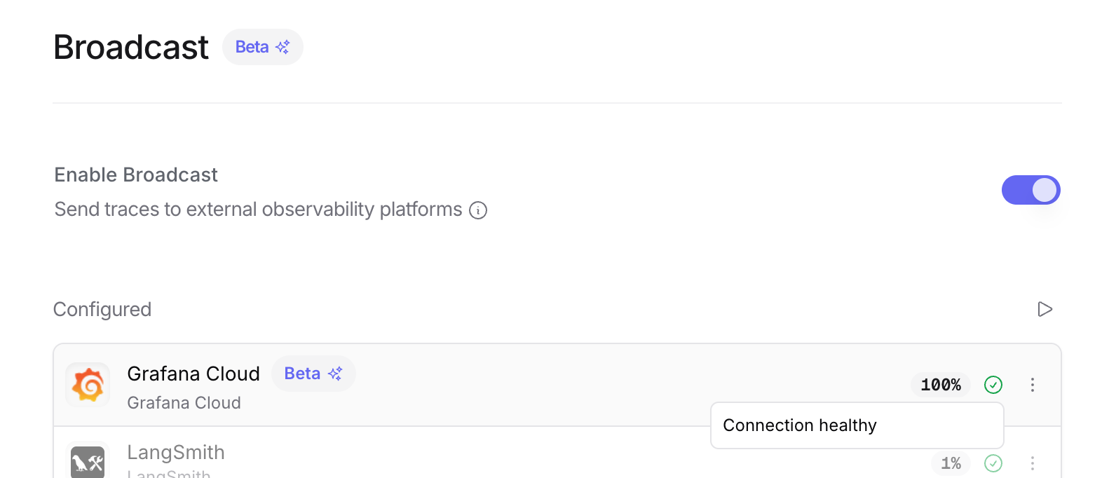 Grafana Cloud Configured