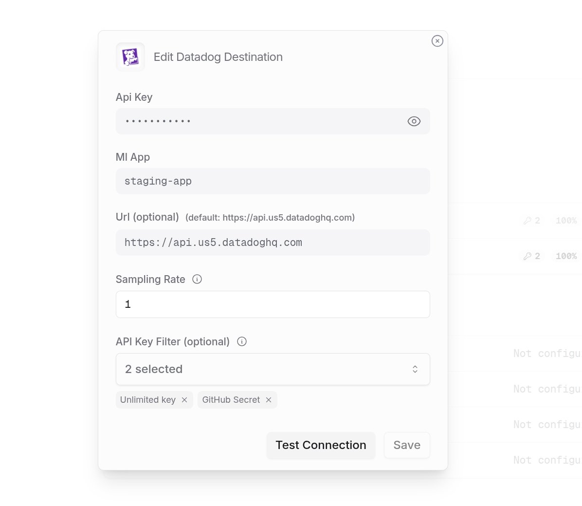 Datadog Configuration